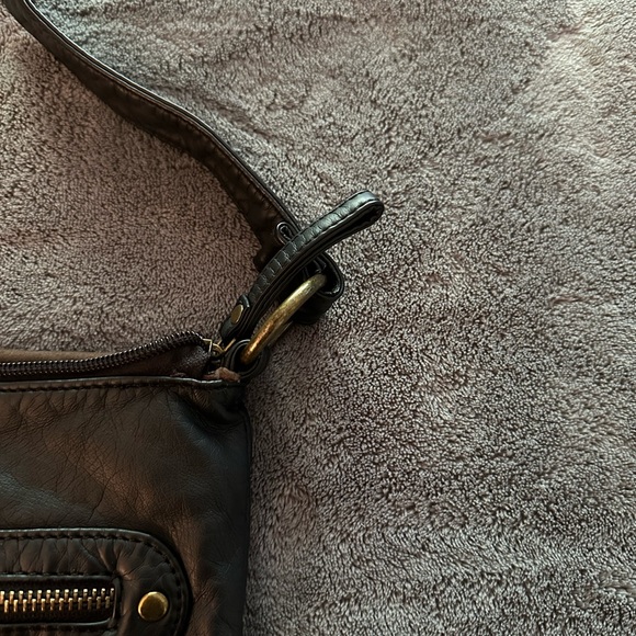 "Scarleton" Women's Shoulder Bag Black with Multiple Pockets - Picture 2 of 8